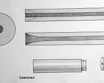 Photo of Laennec (stethoscope_drawing___mumie_002jpg)